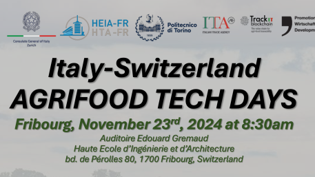  Italy-Switzerland AgroFood Tech Days