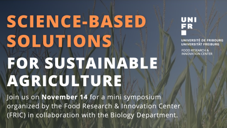 Mini-symposium : Solutions scientifiques pour une agriculture durable